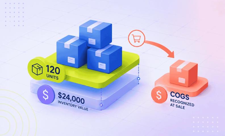 Inventory value and COGS flow