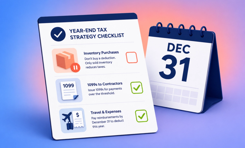 Year-end accounting checklist