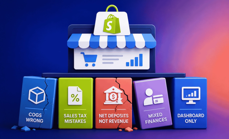 5 common Shopify accounting mistakes